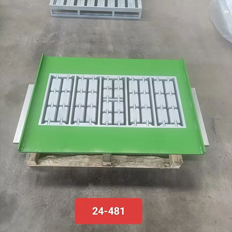 Stampo per finitrice ad incastro in calcestruzzo per macchina per la produzione di blocchi