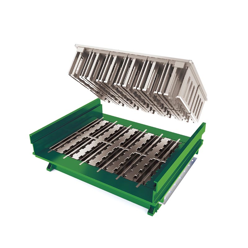 Stampo per mattoni di cemento a blocchi cavi