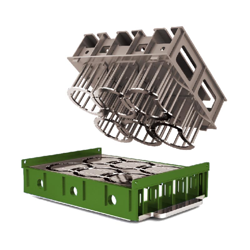 Stampo per mattoni di cemento paesaggistico