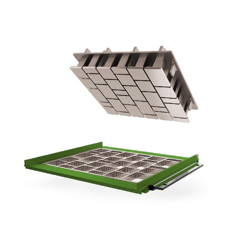 Stampo per mattoni in cemento finitrice